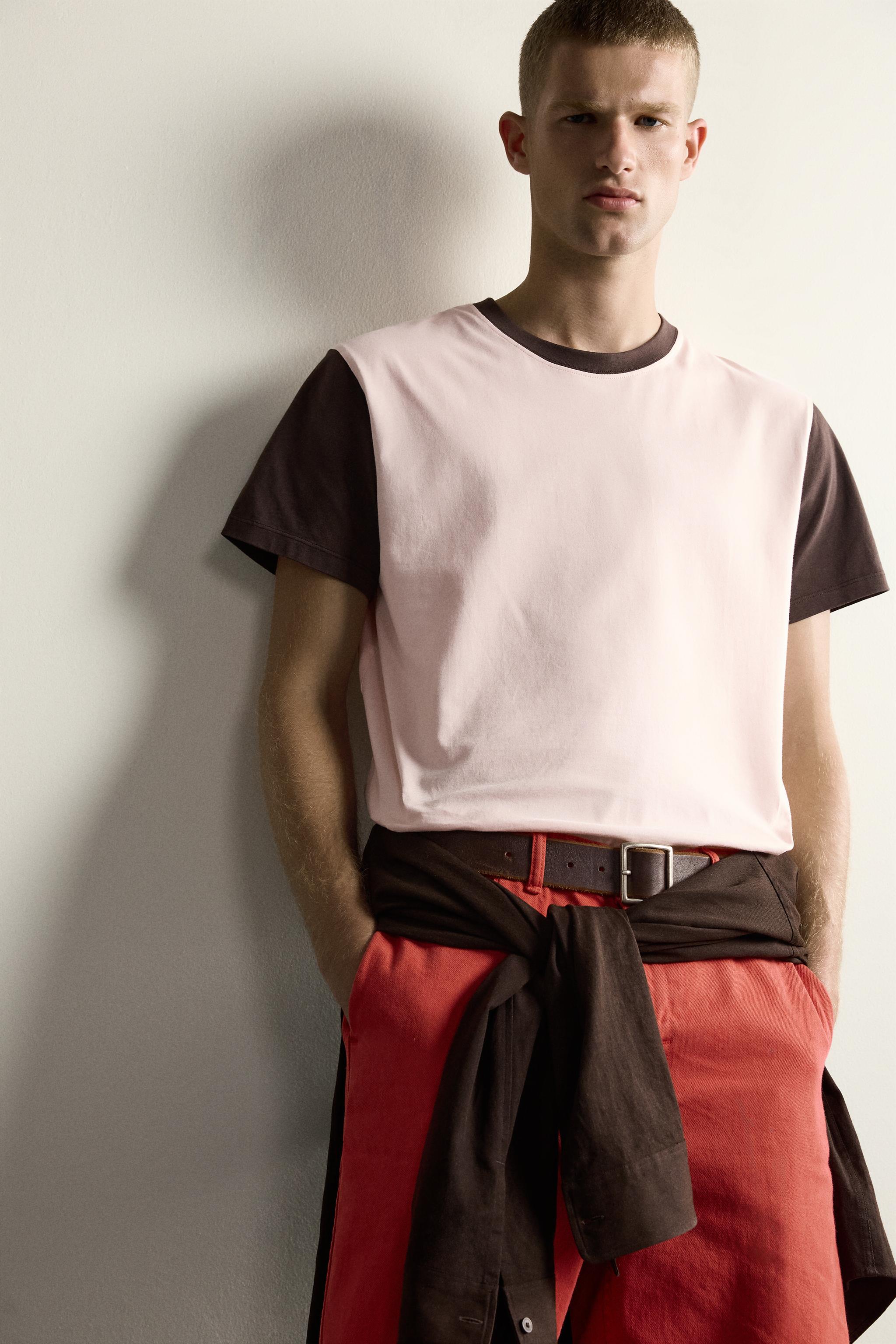 T-SHIRT REGULAR FIT COLOR BLOCK
